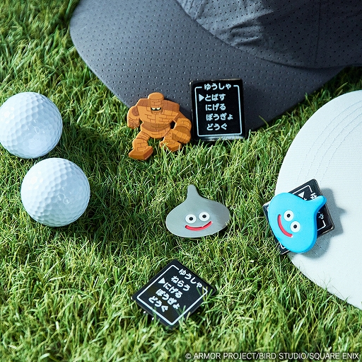 画像ギャラリー No.018のサムネイル画像 / ゴルフ用品ブランド「DRAGON QUEST GOLF」より,ゴルフボールやクリップマーカー,ヘッドカバー,キャディバッグが発売決定