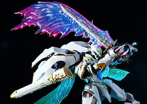 画像ギャラリー No.048のサムネイル画像 / ［レビュー］「METAL BUILD DRAGON SCALE サーバイン（白き秘宝）」ファンタジックで生体感のあるディテールが，唯一無二の存在感