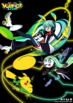 画像ギャラリー No.003のサムネイル画像 / 「ポケモン feat. 初音ミク VOLTAGE Live!」,2026年3月20日から22日まで開催。初音ミクとポケモンたちがライブを盛り上げる