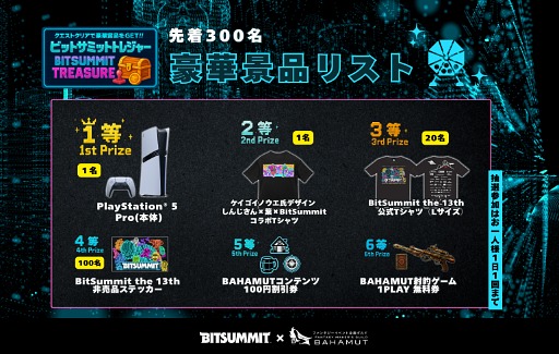 画像ギャラリー No.013のサムネイル画像 / インディーゲームイベント「BitSummit the 13th」，フード・物販エリア情報を公開。PS5などの景品が当たるスタンプラリー企画も開催へ