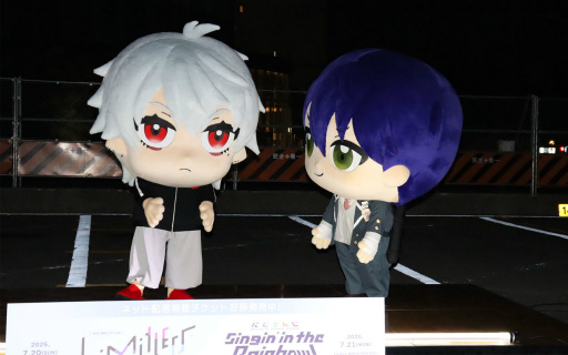 画像ギャラリー No.004のサムネイル画像 / ライブの成功を願ってライトアップ！　「にじさんじ×横浜マリンタワー」点灯式レポート。横浜らしい企画やビデオメッセージも