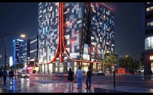 画像ギャラリー No.002のサムネイル画像 / ATARIブランドのホテル「ATARI HOTEL」が投資を募る。世界初のゲーマー向けホテルとして,未来的な部屋に宿泊できる