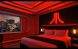 画像ギャラリー No.004のサムネイル画像 / ATARIブランドのホテル「ATARI HOTEL」が投資を募る。世界初のゲーマー向けホテルとして,未来的な部屋に宿泊できる
