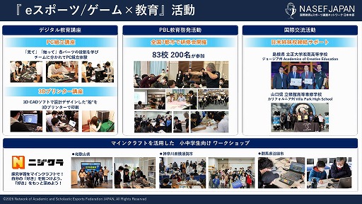画像ギャラリー No.007のサムネイル画像 / eスポーツを通じて学びや挑戦の機会を若者に。NASEF JAPANが正会員制度導入と地方支部設立により,人材育成活動の本格的な全国展開を始動