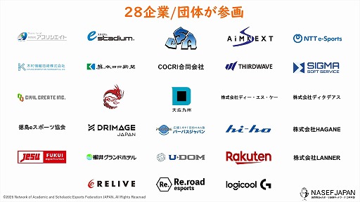 画像ギャラリー No.010のサムネイル画像 / eスポーツを通じて学びや挑戦の機会を若者に。NASEF JAPANが正会員制度導入と地方支部設立により,人材育成活動の本格的な全国展開を始動