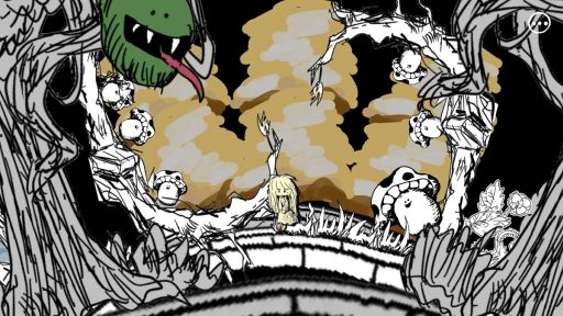 画像ギャラリー No.003のサムネイル画像 / 魔女の目をぐるぐる回して,秘密を開錠する「めくるりウィッチ」,Steamストアページを公開。オブジェクトや景色を揃えて,物語を進めていく