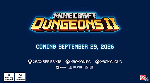画像ギャラリー No.004のサムネイル画像 / 「Minecraft Dungeons II」の発売日が2026年9月29日に決定。「Minecraft」の世界を舞台にしたアクションRPGの続編