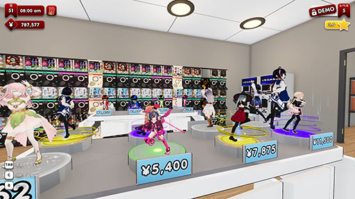 画像ギャラリー No.001のサムネイル画像 / 「秋葉原のガチャショップシミュレーター」，早期アクセス版をSteamでリリース。自分だけのショップを切り盛りできる経営シム