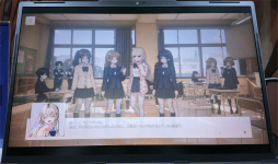 画像ギャラリー No.002のサムネイル画像 / ブラウン管を彷彿とさせる画面表現が特徴のADV「MONOPHOBIA」をプレイ。自称吸血鬼の少女と，霊感を持つ少女が不思議な事件に挑む［TGS2026］