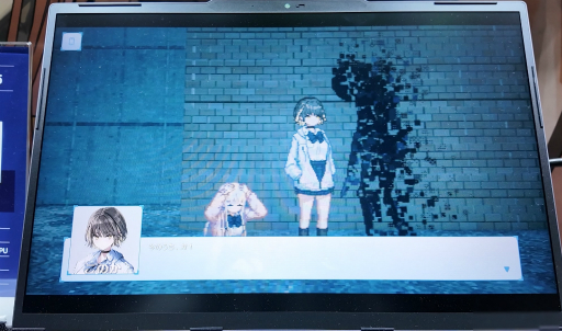 画像ギャラリー No.010のサムネイル画像 / ブラウン管を彷彿とさせる画面表現が特徴のADV「MONOPHOBIA」をプレイ。自称吸血鬼の少女と，霊感を持つ少女が不思議な事件に挑む［TGS2026］