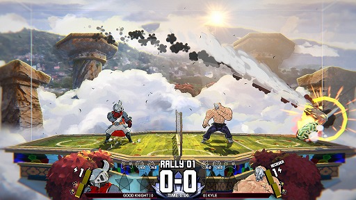 画像ギャラリー No.003のサムネイル画像 / 対戦格闘×バレーボール!? 跳ね回るボールを相手の陣地に叩き込む、自由度の高いアクションが魅力の「Sepak U」,Steamストアページを公開