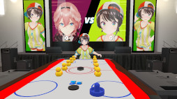 画像ギャラリー No.003のサムネイル画像 / holo Indie初のVR対応アクションゲーム「Holo Hockey」,Steamでリリース。ホロライブのメンバー8人とエアホッケーで対戦できる