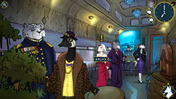 画像ギャラリー No.003のサムネイル画像 / 動物モノのミステリーアドベンチャー「Moses & Plato - Last Train to Clawville」,4月14日にSteamとGOGで発売
