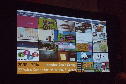 画像ギャラリー No.006のサムネイル画像 / ［GDC 2015］「暴力の抑制にはゲームが効果的」。虐待や暴力の撲滅を目指す公益団体が語る