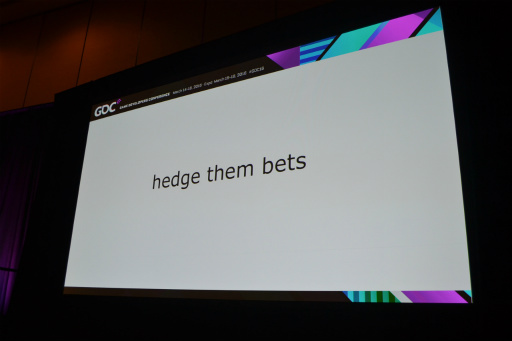 画像ギャラリー No.002のサムネイル画像 / ［GDC 2016］競争が激化し続ける中で，どんなゲームを作るべきか。リスクを最小限に抑え，完成させる手法をインディーズゲームの先駆者が語る