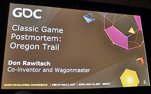 画像ギャラリー No.001のサムネイル画像 / ［GDC 2017］開発者が語る最初期の教育用ゲーム「Oregon Trail」の誕生，そして未来