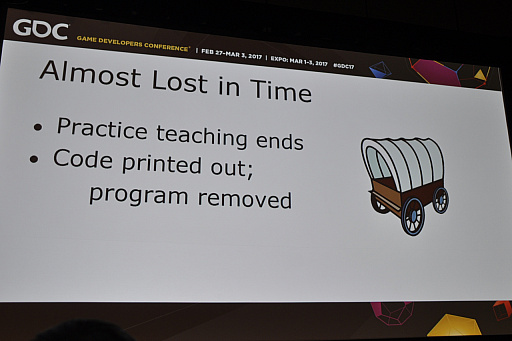画像ギャラリー No.009のサムネイル画像 / ［GDC 2017］開発者が語る最初期の教育用ゲーム「Oregon Trail」の誕生，そして未来