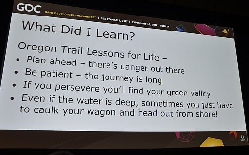 画像ギャラリー No.020のサムネイル画像 / ［GDC 2017］開発者が語る最初期の教育用ゲーム「Oregon Trail」の誕生，そして未来