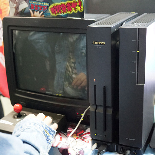 画像ギャラリー No.008のサムネイル画像 / ［TGS 2018］X68000用の新作STG「ヴァリストレスナルト」を紹介。レトロな風吹く幕張メッセで一際異彩を放つ「実機用」ソフト
