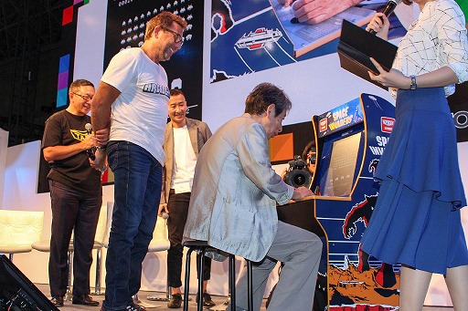 画像ギャラリー No.006のサムネイル画像 / ［TGS 2019］「ARCADE1upステージ いまこそレトロゲーム」レポート。「スペースインベーダー」の生みの親，西角友宏氏がレトロゲームの魅力について語った
