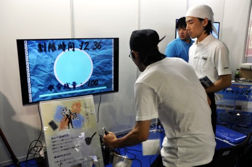 画像ギャラリー No.001のサムネイル画像 / ［TGS 2019］今年も神奈川工科大学がやってくれました。人類初のハイスピードヌードルアクション「湯切りの頂」試遊レポートを掲載