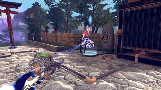 画像ギャラリー No.006のサムネイル画像 / あまたの新作VRゲーム「オノゴロ物語 〜The Tales of Onogoro〜」試遊レポート&インタビュー。快活な巫女と協力して,荒ぶる“カミ”に挑め!