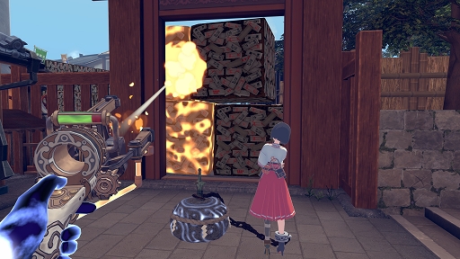 画像ギャラリー No.007のサムネイル画像 / あまたの新作VRゲーム「オノゴロ物語 〜The Tales of Onogoro〜」試遊レポート&インタビュー。快活な巫女と協力して,荒ぶる“カミ”に挑め!