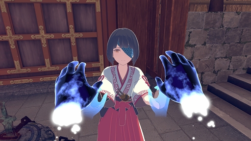 画像ギャラリー No.008のサムネイル画像 / あまたの新作VRゲーム「オノゴロ物語 〜The Tales of Onogoro〜」試遊レポート&インタビュー。快活な巫女と協力して,荒ぶる“カミ”に挑め!