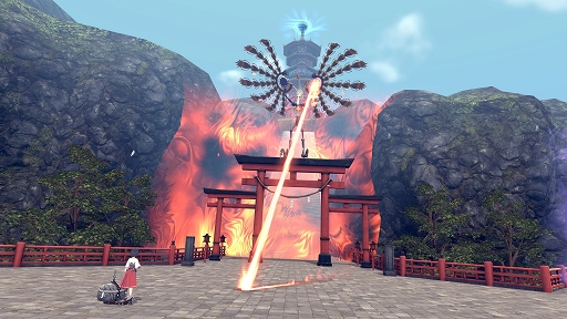 画像ギャラリー No.010のサムネイル画像 / あまたの新作VRゲーム「オノゴロ物語 〜The Tales of Onogoro〜」試遊レポート&インタビュー。快活な巫女と協力して,荒ぶる“カミ”に挑め!