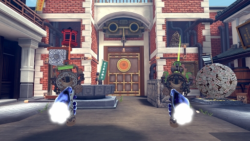 画像ギャラリー No.047のサムネイル画像 / あまたの新作VRゲーム「オノゴロ物語 〜The Tales of Onogoro〜」試遊レポート&インタビュー。快活な巫女と協力して,荒ぶる“カミ”に挑め!