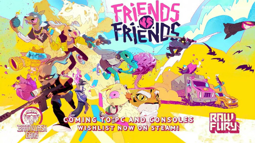 画像ギャラリー No.002のサムネイル画像 / カードを駆使するFPS「Friends vs Friends」が発表に。カートゥーン調キャラの疾走感あるアニメーションムービーは必見