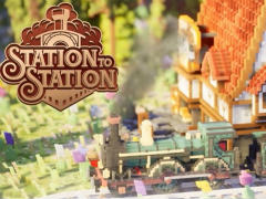 ボクセルアートの世界で列車を走らせる。町作りシミュレーション「Station to Station」，2023年中に配信