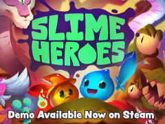 全編協力プレイできるスライムの大冒険アクション「Slime Heroes」デモ版を配信中