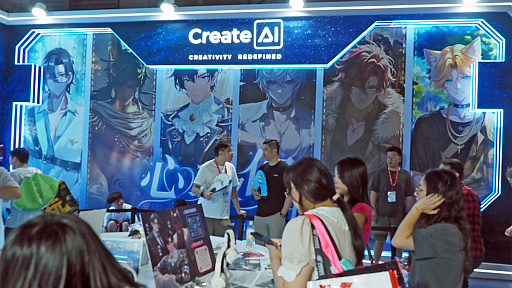 画像ギャラリー No.001のサムネイル画像 / 自動運転業界からエンタメ業界へ。「CreateAI」は名のとおりAI活用で，乙女ゲーや金庸作品のAAA RPGに乗り出す［CJ2025］
