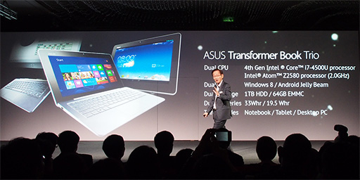 画像ギャラリー No.003のサムネイル画像 / ［COMPUTEX］Atom搭載タブレットにして，Core i7搭載ノートPC，そしてデスクトップPC。ASUS「Transformer Book Trio」速報