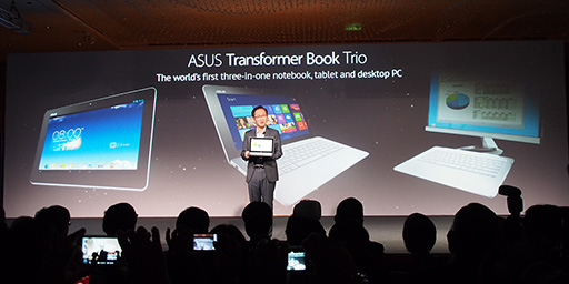 画像ギャラリー No.004のサムネイル画像 / ［COMPUTEX］Atom搭載タブレットにして，Core i7搭載ノートPC，そしてデスクトップPC。ASUS「Transformer Book Trio」速報