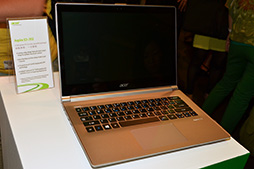 画像ギャラリー No.015のサムネイル画像 / ［COMPUTEX］特殊ヒンジ採用の変形ノートPCや8インチのWindowsタブレットが発表。Acerプレスカンファレンスレポート