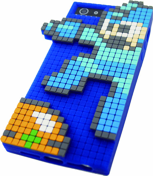 画像ギャラリー No.001のサムネイル画像 / ドット絵のロックマンをモチーフにした,立体的なデザインのiPhone 5ケース