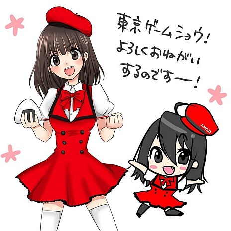 画像ギャラリー No.002のサムネイル画像 / TGS 2013のAMDブースにものづくり女子チーム「つくる女」が登場。ブースの様子や声優によるアテレコステージのニコ生配信も