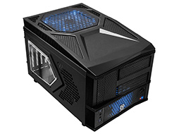 画像ギャラリー No.001のサムネイル画像 / アスクからThermaltake製のゲーマー向けPCケースが登場。モジュール構造のキューブ型ケースと約7000円のミドルタワーケース