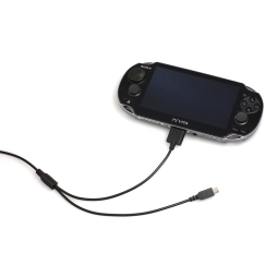 画像ギャラリー No.002のサムネイル画像 / 3DSや3DS LL,PS Vitaの充電に対応した二股USBケーブルが10日に発売