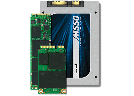画像ギャラリー No.002のサムネイル画像 / Micron,書き込み速度を高めたSSD「Crucial M550」を発表。2.5インチモデルは容量1TBで5万8000円前後