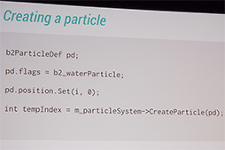 画像ギャラリー No.004のサムネイル画像 / ［GDC 2014］ゲーム開発者へのアピールを狙うGoogle，2Dゲーム向け物理エンジン「LiquidFun」を公開