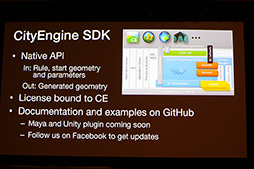 画像ギャラリー No.032のサムネイル画像 / ［GDC 2014］プロシージャル技術で街並みを作る「CityEngine」最新事情。ゲームに組み込めるSDKが登場し，Maya＆Unity用プラグインも予定