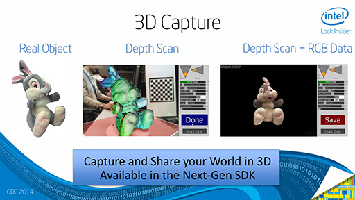 画像ギャラリー No.010のサムネイル画像 / ［GDC 2014］手指や顔認識は新型Kinect並み!? Intelが注力する「RealSense Technology」はここまで進化した