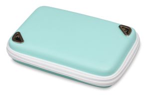 画像ギャラリー No.006のサムネイル画像 / 収納したまま「おしらせランプ」を確認できる3DS LL用ポーチに新色「ブルー」