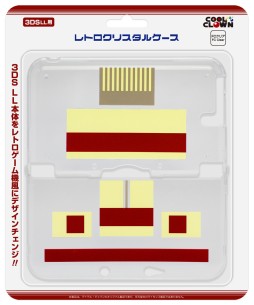 画像ギャラリー No.001のサムネイル画像 / ファミコンを彷彿とさせるデザインの3DS LL用クリアケースが6月3日に発売