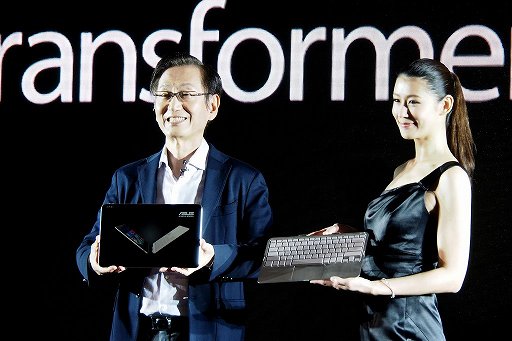 画像ギャラリー No.005のサムネイル画像 / ［COMPUTEX］ASUS，次世代Coreプロセッサ搭載で最薄部3mm厚，LTE対応の2-in-1「Chi」を披露。驚きの5-in-1モデルも