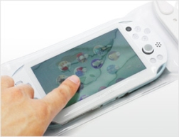画像ギャラリー No.004のサムネイル画像 / ゲームボーイ風デザインでPS Vitaとスマホ対応の防水ケース,6月20日発売
