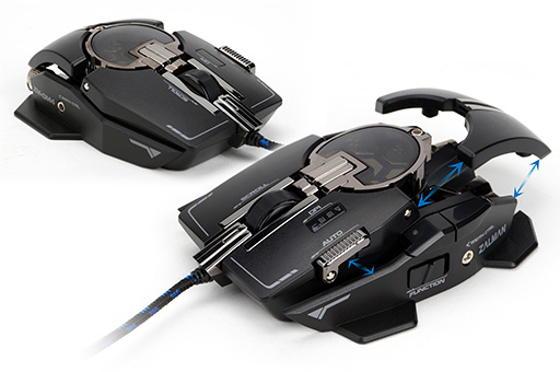 画像ギャラリー No.006のサムネイル画像 / ボディサイズのカスタマイズが可能なZalman Tech製ゲーマー向けマウス「ZM-GM4」がアスクから発売に